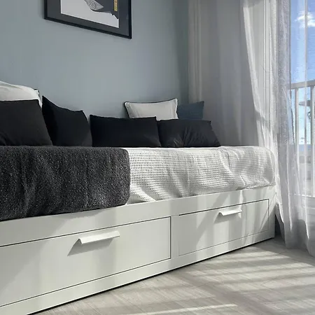 דירה Studio Renove Face Mer, Climatise, Parking, Plage Au Pied - Fr-1-723-139 אגדה